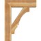 Ekena Millwork Balboa Block Rough Sawn Bracket w/ Offset Brace, Western Red Cedar, 8"W x 28"D x 36"H BKT0806X28X36BOA05RWR - alternate 2